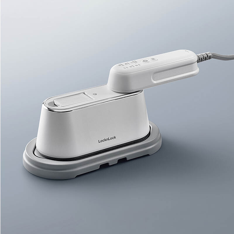 Bàn ủi hơi nước LocknLock 2 trong 1 steam iron 220-240V, 50-60Hz, 1100-1300W - ENI262WHT, , large image number null